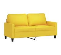 ZIRLANLV Canapé de Salon avec Accoudoirs et Coussins de Dossier, Canapé Design avec Structure en Métal, Disponible en Version Simple, Double ou Trois Places, Moderne (Vin Rouge) (Jaune Clair #31)