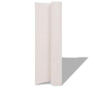 ZIRLANLV Clôture de Jardin Double Face, Clôture en PVC Polyvalente, Résistante aux Intempéries et aux Ultraviolet, Longueur Facilement Ajustable (90 x 500 cm)