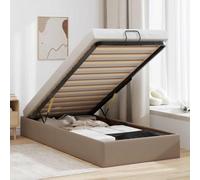 ZIRLANLV Lit Coffre Moderne avec Mécanisme de Pliage Hydraulique, Sommier à Lattes en Bois Stable sans Sommier Tapissier, Design Peu Encombrant Idéal pour Les Petites Chambres et (90 x 200 cm)