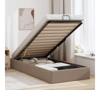 ZIRLANLV Lit Coffre Moderne avec Mécanisme de Pliage Hydraulique, Sommier à Lattes en Bois Stable sans Sommier Tapissier, Design Peu Encombrant Idéal pour Les Petites Chambres et (100 x 200 cm)