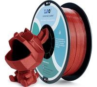 ZIRO Diamant Filament de Imprimante 3D Diamant Série PLA 1.75mm 1kg (2.2 lb), Précision Dimensionnelle +/- 0.03mm, Diamant Rouge