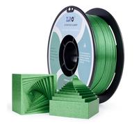 ZIRO Filament D'imprimante 3D, Pailleté PLA 1.75mm, Filament Série Diamond, Bobine PLA 1kg/2.2lb, Précision +/-0.03mm, Convient à la Plupart des Imprimantes 3D FDM, Diamant Vert Émeraude