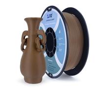 ZIRO Filament PLA Mat 1.75mm, Filament pour Imprimante 3D 1kg, PLA Haute Ténacité, Précision Dimensionnelle +/- 0.03mm, Chocolat