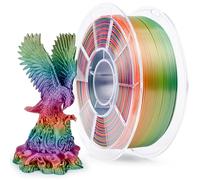 ZIRO Rainbow Soie PLA Filament 1.75mm, Filament D'imprimante 3D Multicolore