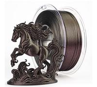 ZIRO Série Chameleon Glitter Filament PLA, Filament PLA Brillant 1.75mm, Filament D'impression 3D 1kg, Précision Dimensionnelle +/- 0.03mm, Écarlate Or Lustre