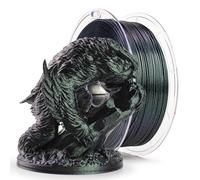 ZIRO Série Chameleon Glitter Filament PLA, Filament PLA Brillant 1.75mm, Filament D'impression 3D 1kg, Précision Dimensionnelle +/- 0.03mm, Sapin Vert Lustre