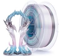 ZIRO Soie Multicolore Filament PLA 1.75mm, Soyeux Arc-en-ciel PLA 1kg/2.2lb
