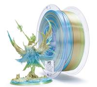 ZIRO Soie Multicolore Filament PLA 1.75mm, Soyeux Arc-en-ciel PLA 1kg/2.2lb
