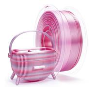 ZIRO Soie Multicolore Filament PLA 1.75mm, Soyeux Arc-en-ciel PLA 1kg/2.2lb