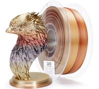 ZIRO Soie Multicolore Filament PLA 1.75mm, Soyeux Arc-en-ciel PLA 1kg/2.2lb