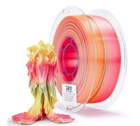 ZIRO Soie Multicolore Filament PLA 1.75mm, Soyeux Arc-en-ciel PLA 1kg/2.2lb