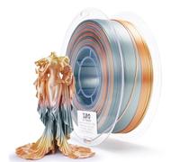 ZIRO Soie Multicolore Filament PLA 1.75mm, Soyeux Arc-en-ciel PLA 1kg/2.2lb