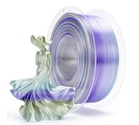 ZIRO Soie Multicolore Filament PLA 1.75mm, Soyeux Arc-en-ciel PLA 1kg/2.2lb