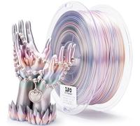 ZIRO Soie Multicolore Filament PLA 1.75mm, Soyeux Arc-en-ciel PLA 1kg/2.2lb