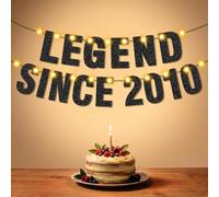 Zirtorei Décorations lumineuses « Happy 16th Birthday » pour garçons et filles, bannière noire pré-enfilée avec lumière LED, fournitures de fête d'anniversaire de 16 ans, panneau d'accessoires photo