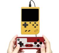 ZIRYXQ Console de jeu portable rétro avec plus de 400 jeux classiques, prise en charge de la connexion de la télévision à deux joueurs, batterie rechargeable, cadeau pour enfants et adultes