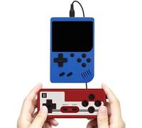 ZIRYXQ Console de jeu portable rétro avec plus de 400 jeux classiques, prise en charge de la connexion de la télévision à deux joueurs, batterie rechargeable, cadeau pour enfants et adultes