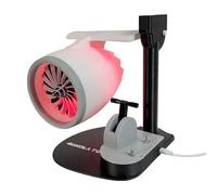 ZIRYXQ Desktop Fan Engine Model Adjustable Speed Rod USB With And Spray Flame Red-Light Tail Humidifying