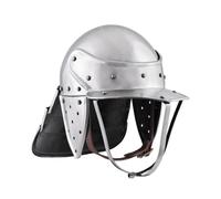 Zischägge, 17. Siècle Moyen Âge Beckenhaube Casque D'Acier Casque