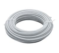 ZISEcoc 1 rouleau 2.0mm/2.4mm/2.65mm/3.0mm/3.2mm, brosse de ligne coupe en Nylon, d'herbe, corde mauvaises herbes, accessoires d'outils