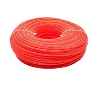 ZISEcoc 1 rouleau 2.0mm/2.4mm/2.65mm/3.0mm/3.2mm, brosse de ligne coupe en Nylon, d'herbe, corde mauvaises herbes, accessoires d'outils