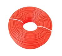 ZISEcoc 1 rouleau 2mm/2.4mm/2.7mm/3mm/4mm, rond et carré en Nylon, brosse de coupe d'herbe, corde mauvaises herbes, accessoires d'outils