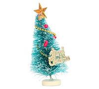 Zisemeil 10 Poupées Maison de Noël Mignon Beau Mini Modèle d'arbre de Noël pour 1/12 Miniature Dollhouse