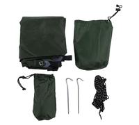 Zisemeil Auvent de camping, bâche de tente imperméable, de qualité supérieure, durable, pour plage et camping en plein air, polyester 210T, 360 x 290 cm, 2 paquets (vert OD)