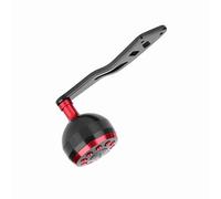 Zisemeil Bouton de Poignée de Moulinet de Pêche, Remplacement en Métal Durable, Parfait pour Les Moulinets de Marque A/D/S, Longueur 109 Mm, Disponible en Noir + Or, Noir + Bleu, + Rouge (Bras