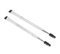 Zisemeil Brosse à Sourcils en Spirale de Maquillage de Cheveux Doux Argentés pour des Traits Définis et une Application Précise pour les Mariages et L'usage domestiqueMatériel: Cheveux en