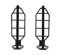 Zisemeil Couvercle de Grille de Protection des Clignotants, pour CB500X | Protection de Clignotant en Métal de Remplacement, Bouclier de Signal de Moto Noir, Protecteur de Clignotant Avant Durable,