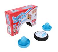 Zisemeil Ensemble de Rondelles et Poussoirs de Hockey Flottants électriques, Lanceur de Rondelle Automatique avec Attaquants pour Jeu D'intérieur et D'extérieur Parent-Enfant