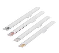 Zisemeil Ensemble de Stylos à Points pour Nail Art, 4 Pièces, Matériau Métallique de Haute qualité pour les Illustrations et les Outils de Manucure (1,2 mm)