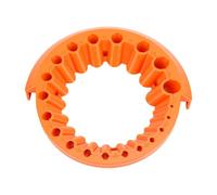Zisemeil Fixation D'affûteuse de Foret 2-13mm Antidérapante pour | Gabarit D'affûtage de Meuleuse D'angle, Construction ABS, Orange Haute visibilité, Utilisation en Atelier Automobile,