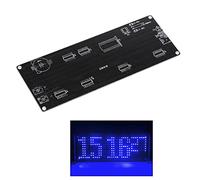 Zisemeil Grille numérique 5 V - Kit de bricolage électronique - Aspect acrylique avec message de température
