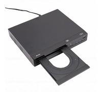 Zisemeil Lecteur DVD Toutes Régions, Lecteur de Cinéma Maison USB 1080P avec Télécommande et Entrée Microphone pour Barre de Son de Projecteur TV (Prise UE)