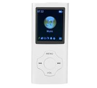 Zisemeil Lecteur MP3, Lecteur de Musique Portable avec Réduction du Bruit sans Perte, Prise en Charge MP3 WMA FLAC, Extension de Carte Mémoire 64 Go, Enregistrement Vocal Radio FM, pour (Argent)