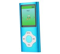 Zisemeil Lecteur MP3, Lecteur de Musique Portable avec Réduction du Bruit sans Perte, Prise en Charge MP3 WMA FLAC, Extension de Carte Mémoire 64 Go, Enregistrement Vocal Radio FM, pour (Bleu Ciel)