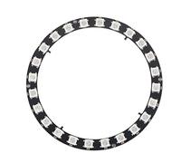 Zisemeil Lot de 1 anneau lumineux LED 24 bits WS2812 5050 RVB avec pilotes intégrés Digitek Ring Light 45,7 cm