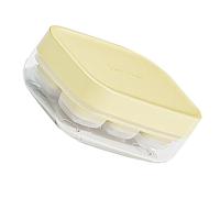 Zisemeil Mini Bac à Glaçons à 6 Compartiments, Conception à Dégagement | Plastique empilable et durable, taille compacte, pratique pour les boissons