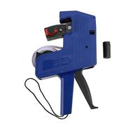 Zisemeil Pistolet à étiquettes, outil de vente au détail, trois couleurs, étiqueteuse MX-5500, pistolet à étiquettes de prix à 8 chiffres, outil de vente au détail, comprend des étiquettes et une