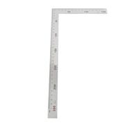 Zisemeil Règle d'angle en acier inoxydable, outil de mesure d'angle droit durable pour le travail du bois et le bricolage, taille 300 mm (300 mm x 150)