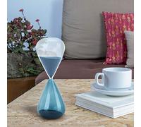 Zisemeil Sablier, forme conique unique pour la décoration intérieure (S | Verre borosilicate de qualité supérieure, décoration de table décorative, gestion du temps adaptée aux enfants