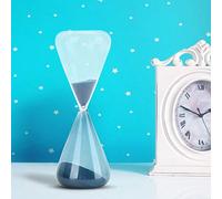 Zisemeil Sablier, forme conique unique pour la décoration intérieure | Verre borosilicate de qualité supérieure, décoration de table décorative, gestion du temps adaptée aux enfants