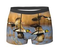 ZISHAK Boxer élastique de qualité supérieure pour homme Motif floral, Mouche sauvage de chasse, X-Large