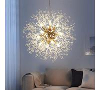 zishuo shop Appliques, Moderne En, Chromé En Forme de Pissenlitndu Pour Salle À Manger, Chambre, Cuisine, Salon/A/60 Cm
