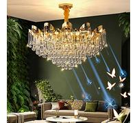 zishuo shop Appliques, Moderne En Français Doré, Plafonnier Led Rondpendue En À Intensité Variable Pour Salon, Salle À Manger, Chambre À Coucher, Restaurant