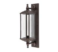 zishuo shop Appliques Murales, Lanterne Murale D'Extérieur Rustique,S Extérieurs À Fixation Murale, Applmurale Moulée Sous Pression Avec Abat-Jour En Verre Transparent, Idéale Pour Les Cours,S Et Parc