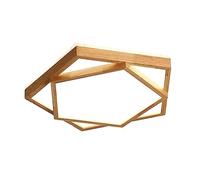 zishuo shop Appliques Murales, Plafonnier Géométrmoderne Et Créatif, Japonais Simple À Led Avec Abat-Jour En Bois Massif, Lanternes En Rondins Pour Salon, Bureau, Couloir, Entrée, Balcon/A/35 Cm