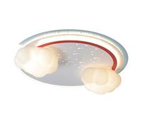 zishuo shop Appliques Murales, Plafonniers Encastrés de 20 Pouces Pour Chambre D'Enfant, Grand Plafonnier Led Moderne À Économie D'Énergie, Plafonnier En Forme de Nuage À Intensité Variable 3000K-6000